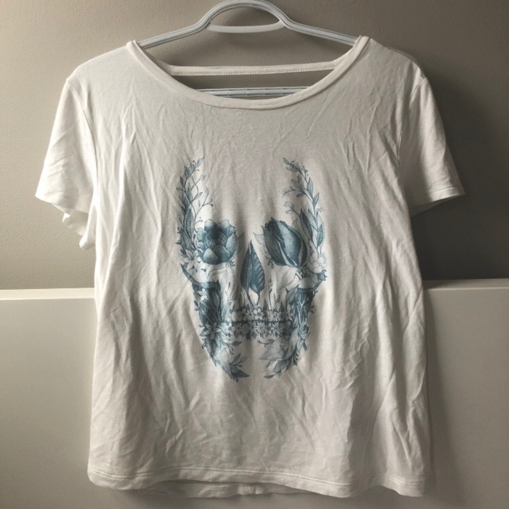 AE: Flower Skull Short-Sleeve💀